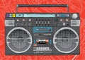 BoomboxÃ¢â¬â stock illustration Royalty Free Stock Photo